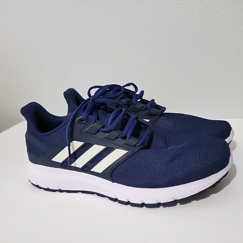 Adidas Mens Energy Cloud 2 Collegiate Navy Size 12 Running Sneaker Casual - Picture 2 of 12